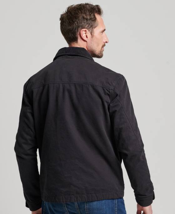 Superdry jachetă vintage ranch harrington îmbrăcăminte maro bărbați JX0Z914