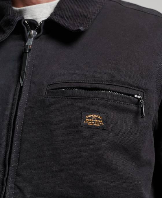 Superdry jachetă vintage ranch harrington îmbrăcăminte maro bărbați JX0Z914