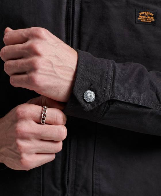 Superdry jachetă vintage ranch harrington îmbrăcăminte maro bărbați JX0Z914