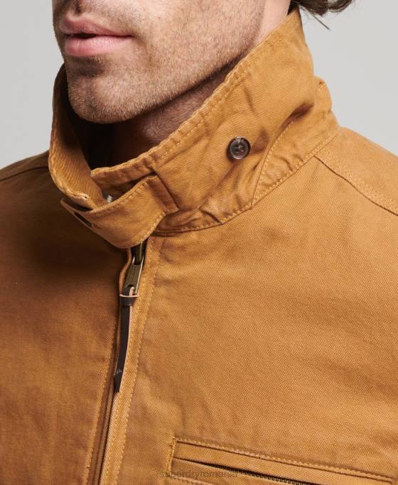 Superdry jachetă vintage ranch harrington îmbrăcăminte maro bărbați JX0Z918