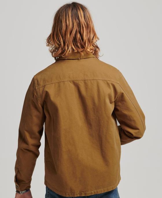 Superdry jachetă vintage ranch îmbrăcăminte maro bărbați JX0Z4441