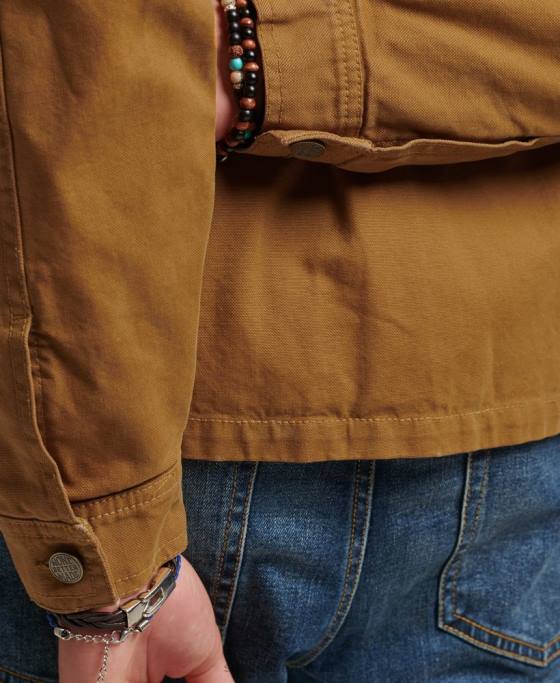 Superdry jachetă vintage ranch îmbrăcăminte maro bărbați JX0Z4441