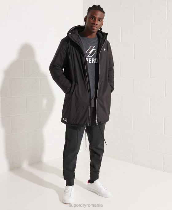 Superdry jachetă windbreaker touchline sd îmbrăcăminte negru bărbați JX0Z1151