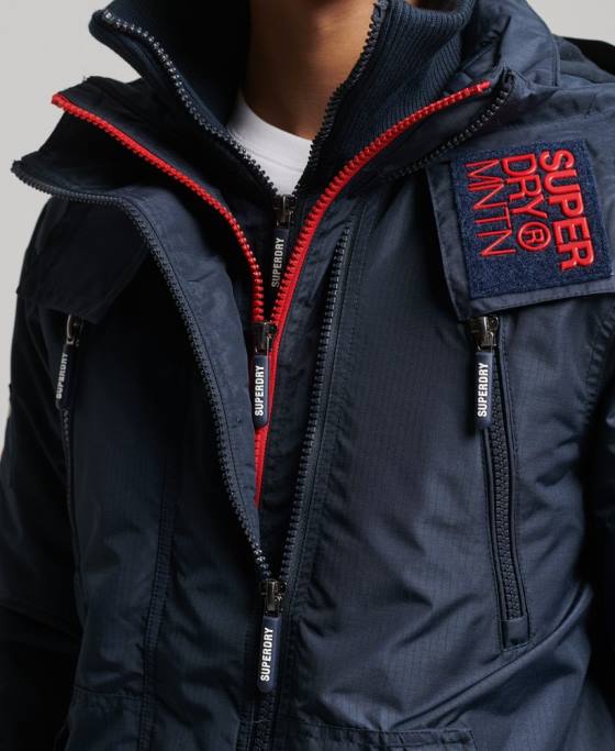 Superdry jachetă windcheater mountain sd îmbrăcăminte marina bărbați JX0Z1014