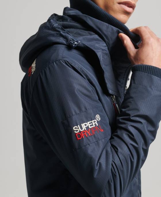 Superdry jachetă windcheater mountain sd îmbrăcăminte marina bărbați JX0Z1014