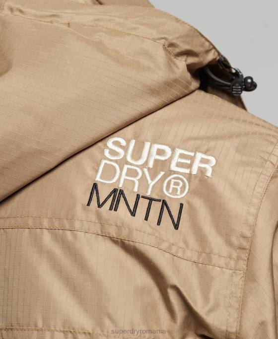 Superdry jachetă windcheater mountain sd îmbrăcăminte maro bărbați JX0Z1111