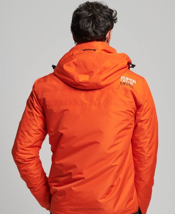 Superdry jachetă windcheater mountain sd îmbrăcăminte portocale bărbați JX0Z944