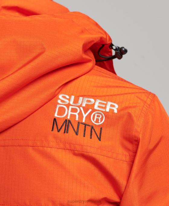 Superdry jachetă windcheater mountain sd îmbrăcăminte portocale bărbați JX0Z944