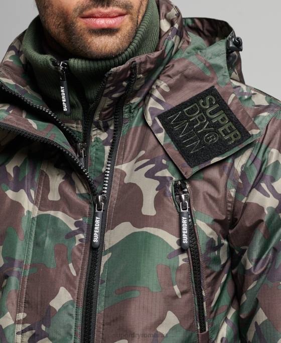 Superdry jachetă windcheater mountain sd îmbrăcăminte verde bărbați JX0Z1015