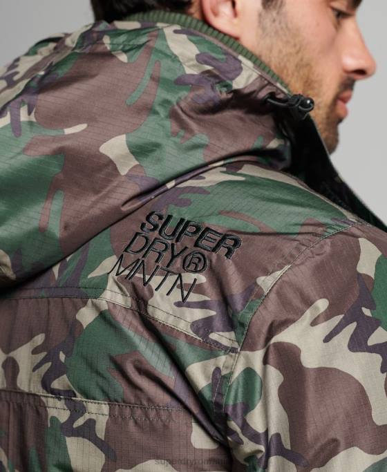 Superdry jachetă windcheater mountain sd îmbrăcăminte verde bărbați JX0Z1015