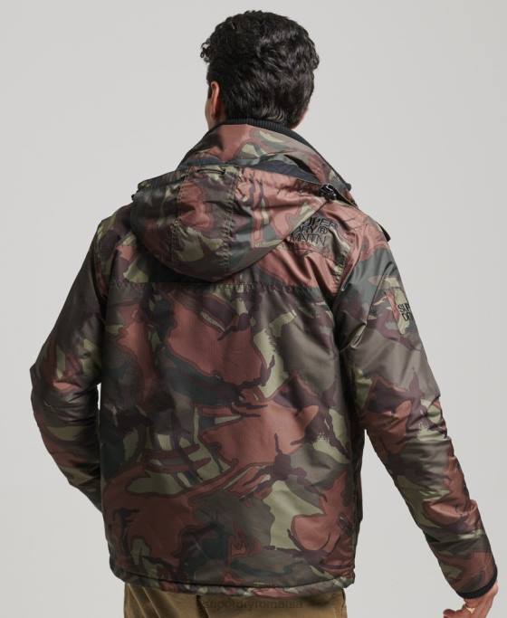 Superdry jachetă windcheater mountain sd îmbrăcăminte verde bărbați JX0Z1075