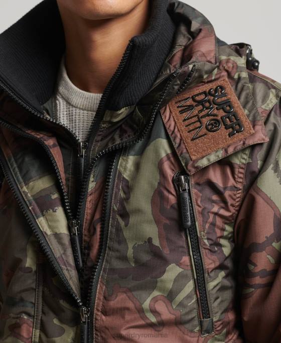 Superdry jachetă windcheater mountain sd îmbrăcăminte verde bărbați JX0Z1075