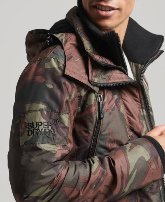 Superdry jachetă windcheater mountain sd îmbrăcăminte verde bărbați JX0Z1075