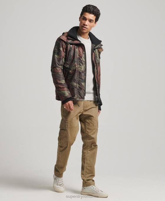 Superdry jachetă windcheater mountain sd îmbrăcăminte verde bărbați JX0Z1075