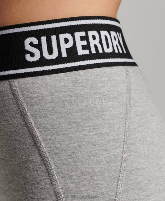 Superdry jambiere bandă independente îmbrăcăminte gri femei JX0Z6585