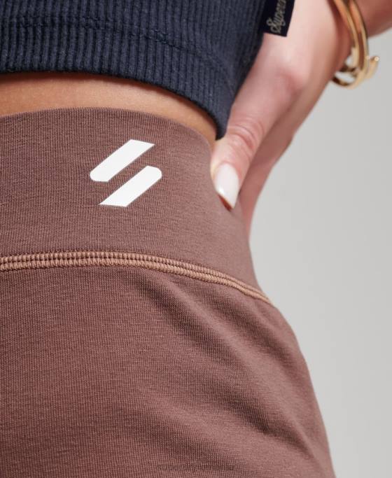 Superdry jambiere cu talie înaltă de bază îmbrăcăminte prăfuită femei JX0Z4091