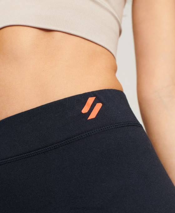 Superdry jambiere sport de bază îmbrăcăminte marina femei JX0Z4049