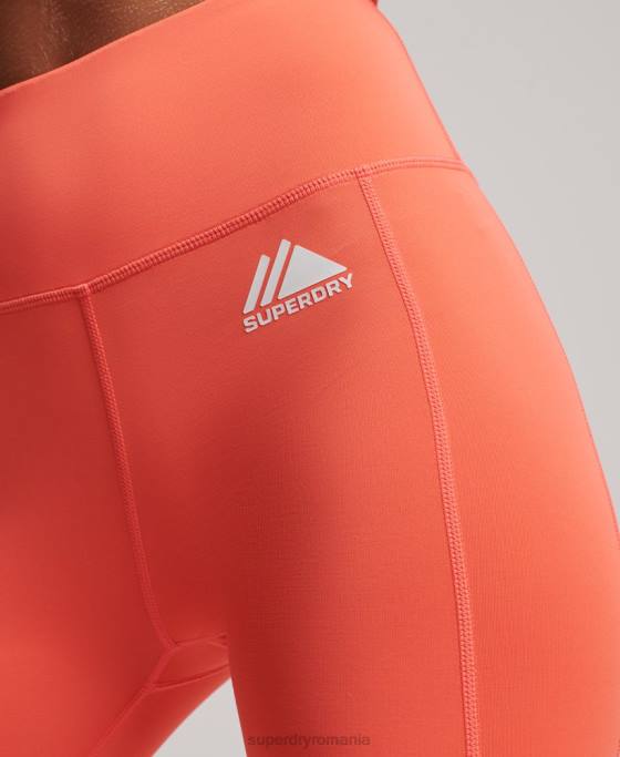 Superdry jambiere strat de bază îmbrăcăminte coral femei JX0Z4079