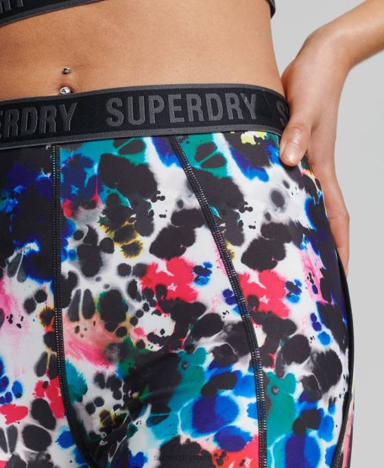 Superdry jambiere strânse elastice cu marca trenului îmbrăcăminte multi femei JX0Z6322