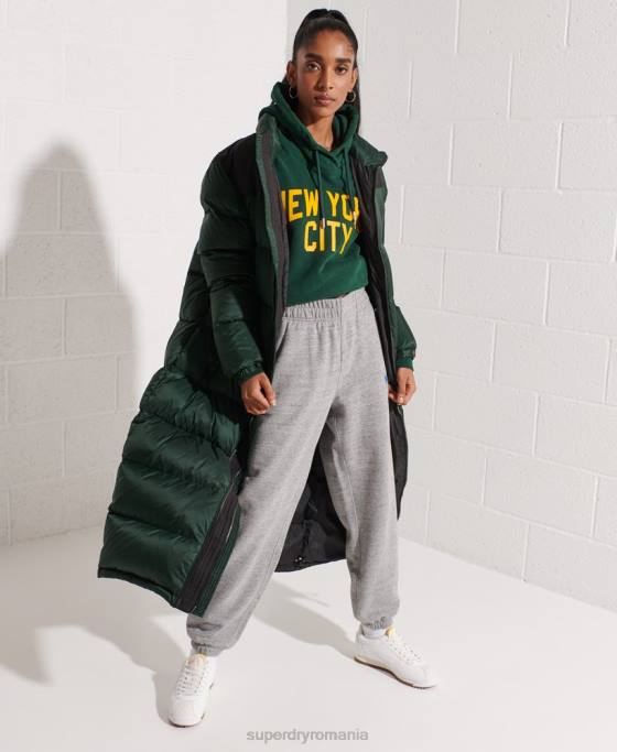 Superdry joggeri ai colegiului urban îmbrăcăminte gri deschis femei JX0Z6563