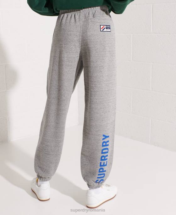 Superdry joggeri ai colegiului urban îmbrăcăminte gri deschis femei JX0Z6563