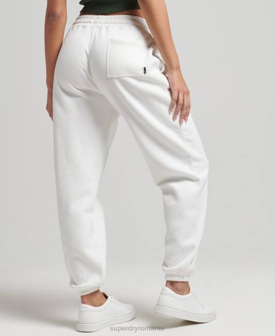 Superdry joggeri colegiali de epocă îmbrăcăminte cremă femei JX0Z6633