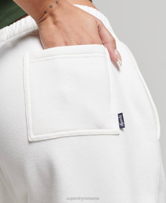 Superdry joggeri colegiali de epocă îmbrăcăminte cremă femei JX0Z6633