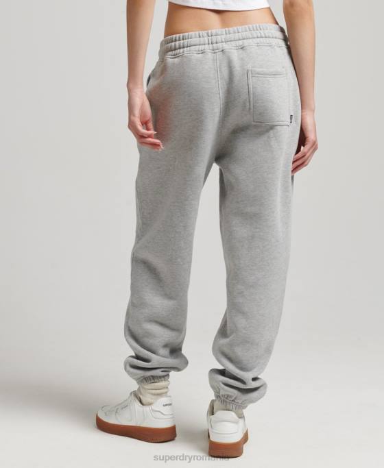 Superdry joggeri colegiali de epocă îmbrăcăminte gri femei JX0Z6511