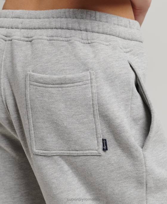 Superdry joggeri colegiali de epocă îmbrăcăminte gri femei JX0Z6511