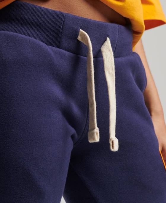 Superdry joggeri colegiali de epocă îmbrăcăminte marina femei JX0Z6557