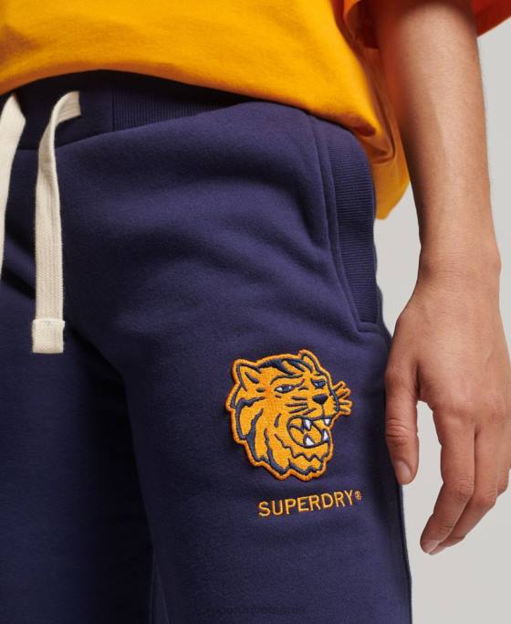 Superdry joggeri colegiali de epocă îmbrăcăminte marina femei JX0Z6557