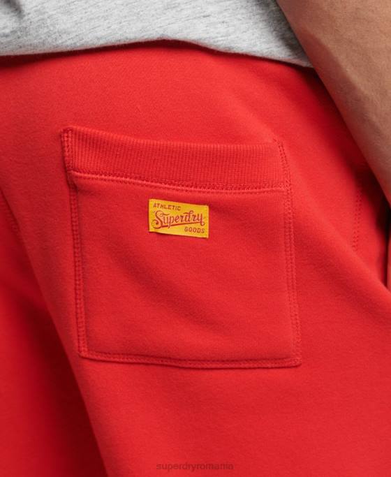 Superdry joggeri colegiali de epocă îmbrăcăminte roșu bărbați JX0Z6469