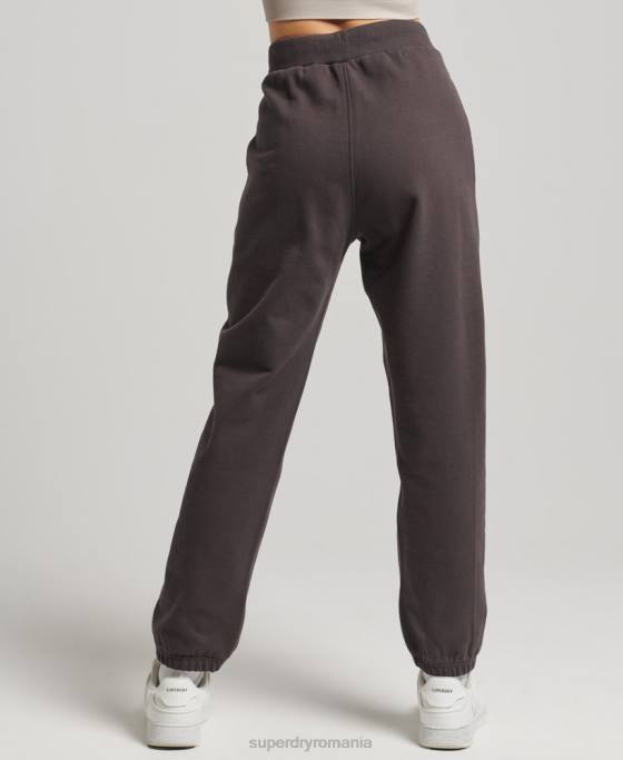 Superdry joggeri de bază îmbrăcăminte gri femei JX0Z3908