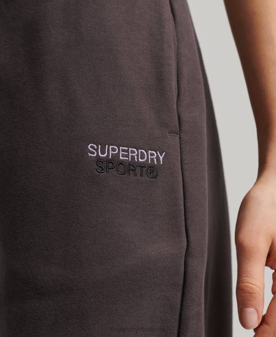 Superdry joggeri de bază îmbrăcăminte gri femei JX0Z3908