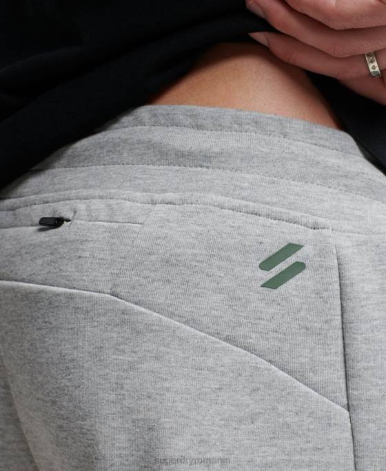 Superdry joggeri gymtech îmbrăcăminte gri bărbați JX0Z1410