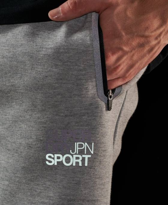 Superdry joggeri gymtech îmbrăcăminte gri bărbați JX0Z1410