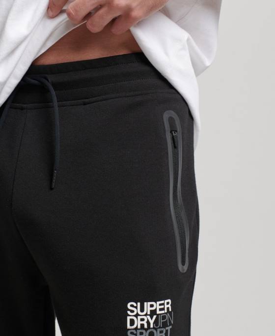 Superdry joggeri gymtech îmbrăcăminte negru bărbați JX0Z1415