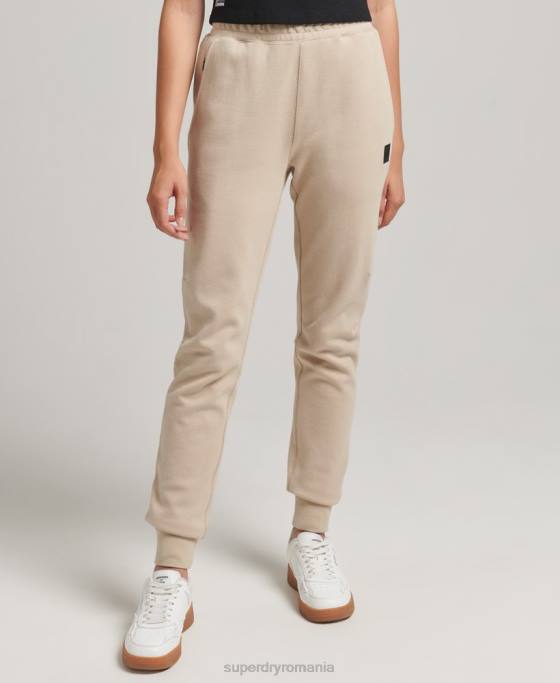 Superdry joggeri tech îmbrăcăminte bej femei JX0Z3917