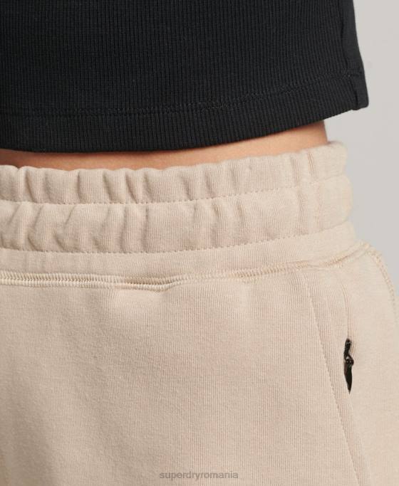 Superdry joggeri tech îmbrăcăminte bej femei JX0Z3917