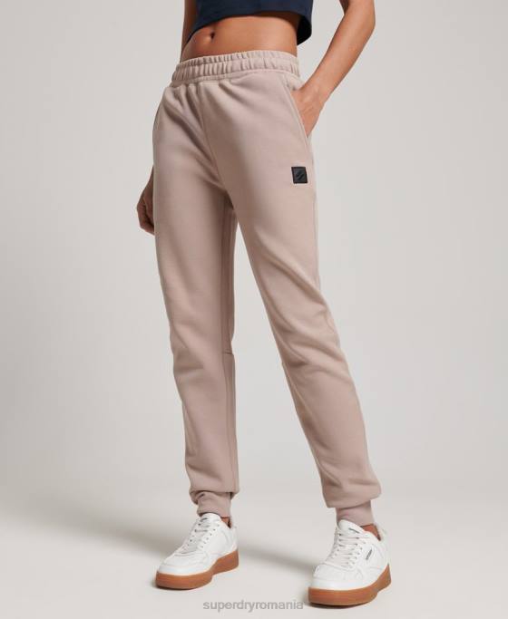 Superdry joggeri tech îmbrăcăminte gri deschis femei JX0Z3897