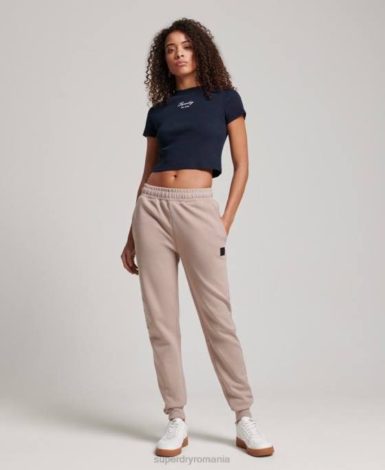Superdry joggeri tech îmbrăcăminte gri deschis femei JX0Z3897