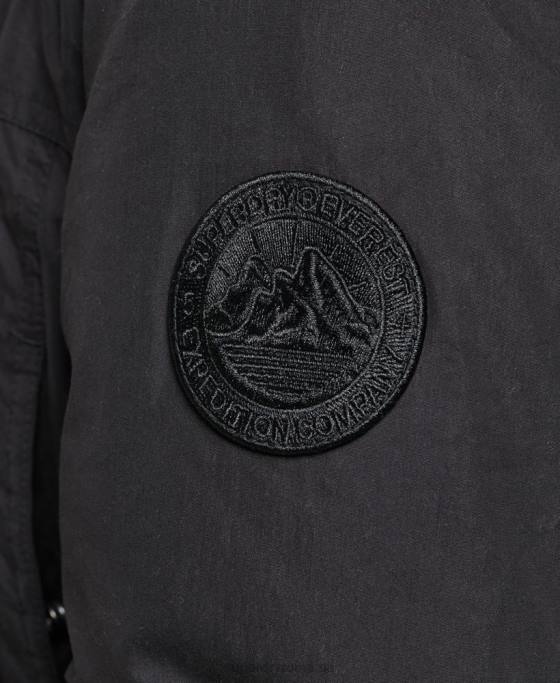 Superdry jos parka Everest îmbrăcăminte negru femei JX0Z3598