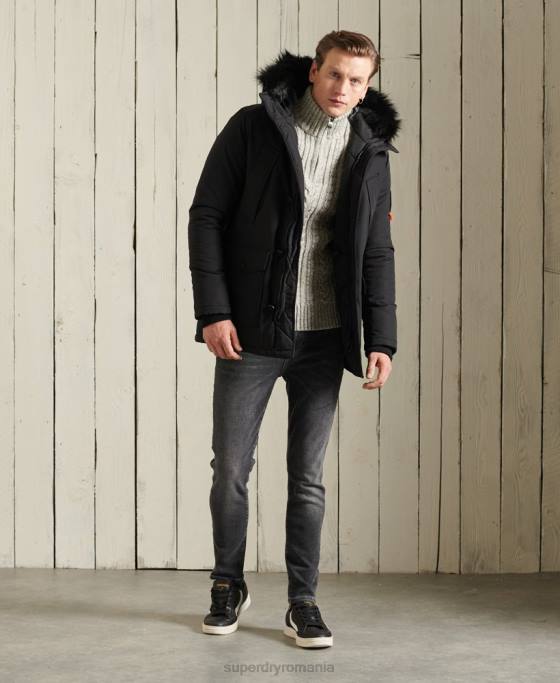 Superdry jumper jacob henley îmbrăcăminte gri bărbați JX0Z1347