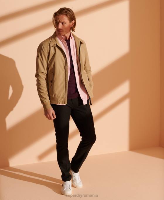 Superdry jumper pentru echipaj cu etichetă portocalie îmbrăcăminte roșu bărbați JX0Z1351