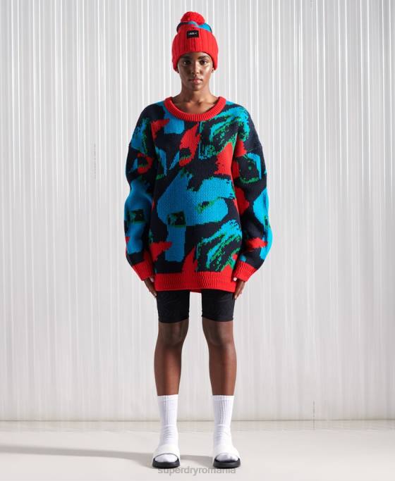 Superdry jumper sdx football camo editie limitata îmbrăcăminte multi bărbați JX0Z5350