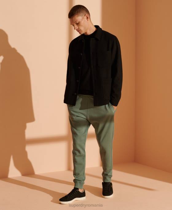 Superdry jumper usor din merino pentru echipaj îmbrăcăminte negru bărbați JX0Z1338