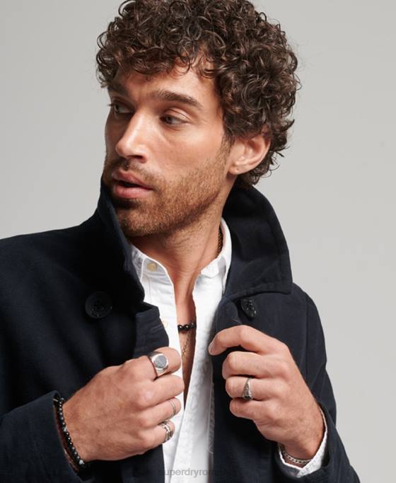 Superdry magazin de negustor - palton moleskin îmbrăcăminte marina bărbați JX0Z1103