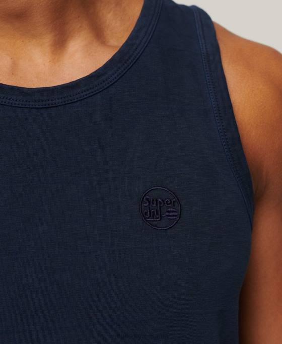 Superdry maiou cu textură vintage din bumbac organic îmbrăcăminte marina bărbați JX0Z107