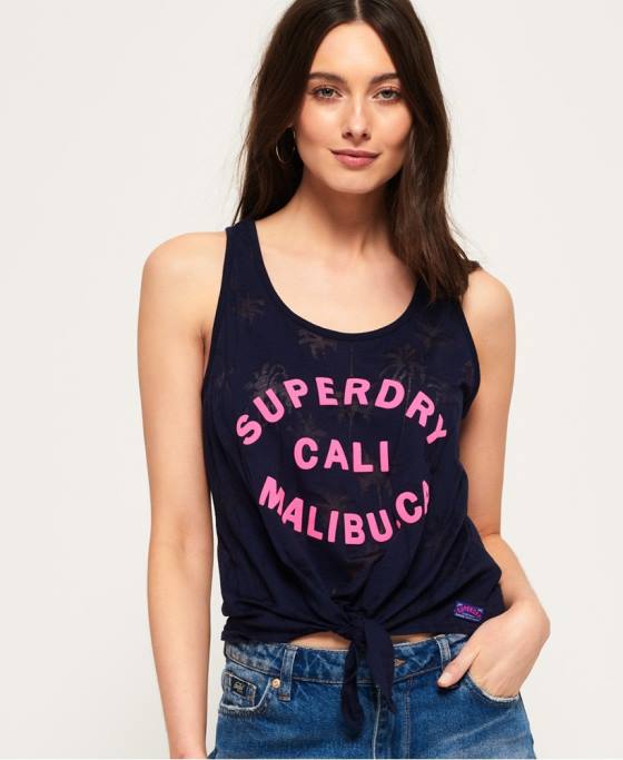 Superdry maiou de plajă pentru surf îmbrăcăminte marina femei JX0Z6784