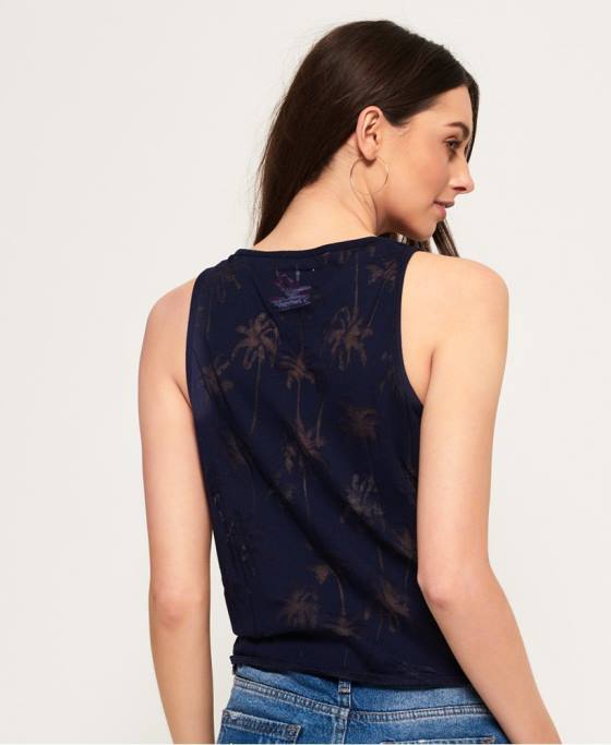 Superdry maiou de plajă pentru surf îmbrăcăminte marina femei JX0Z6784